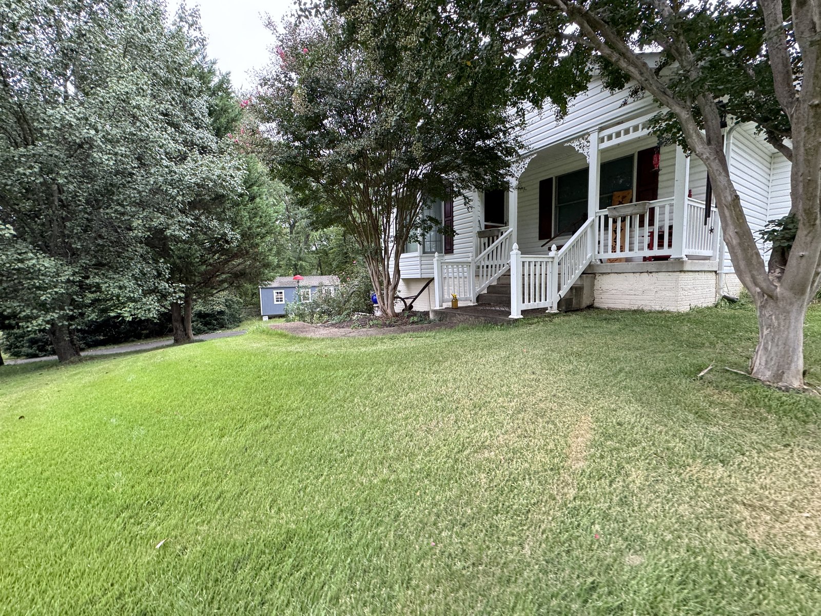 Front exterior and porch at 504 Sanford Dr, Fredericksburg VA 22406
