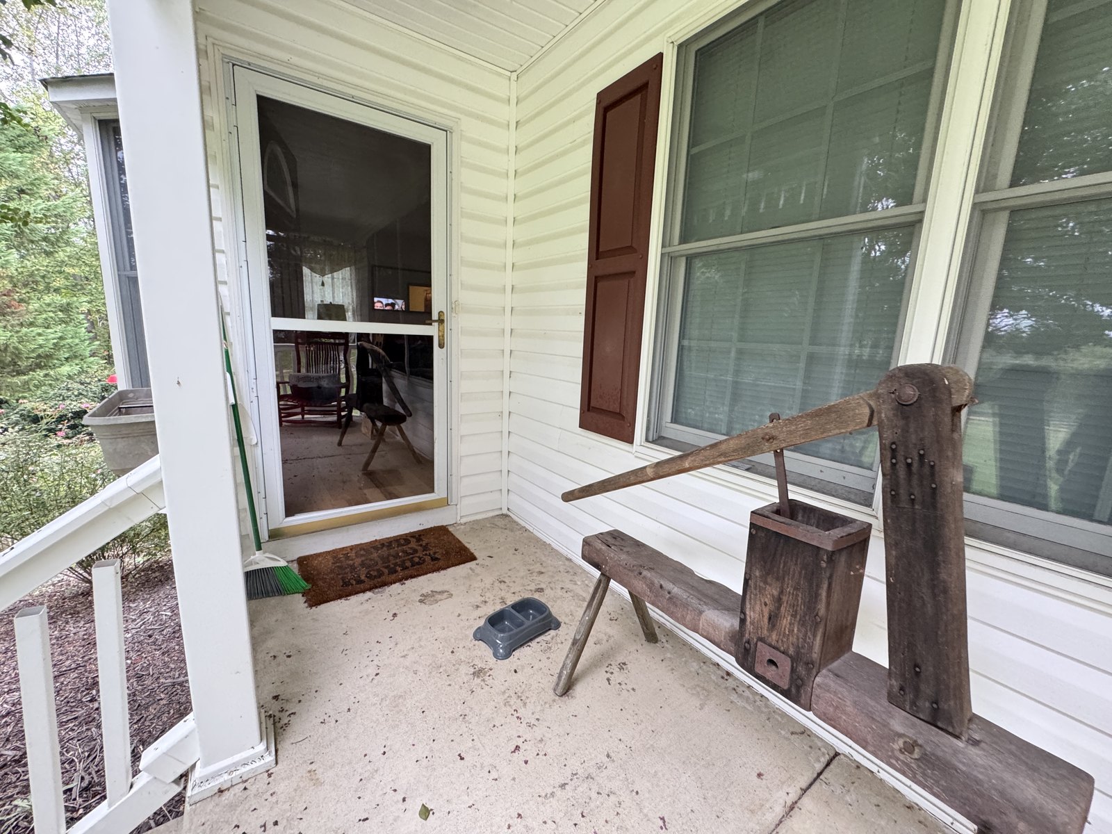 Covered porch at 504 Sanford Dr, Fredericksburg VA