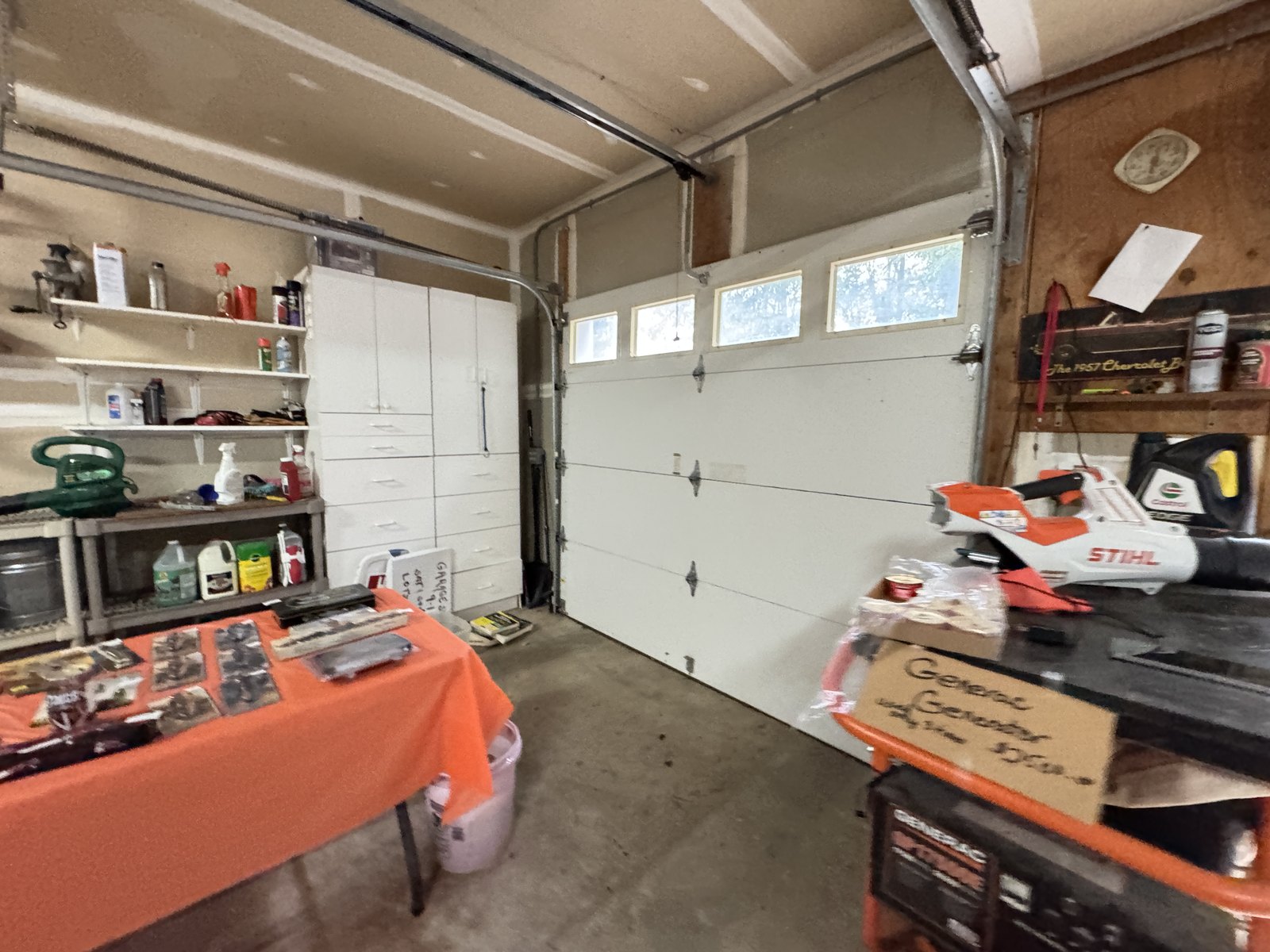 Garage interior at 504 Sanford Dr, Fredericksburg VA