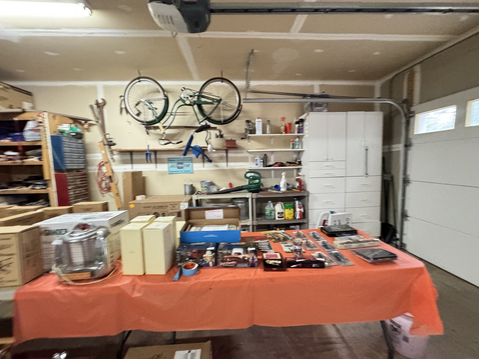Garage workspace at 504 Sanford Dr, Fredericksburg VA