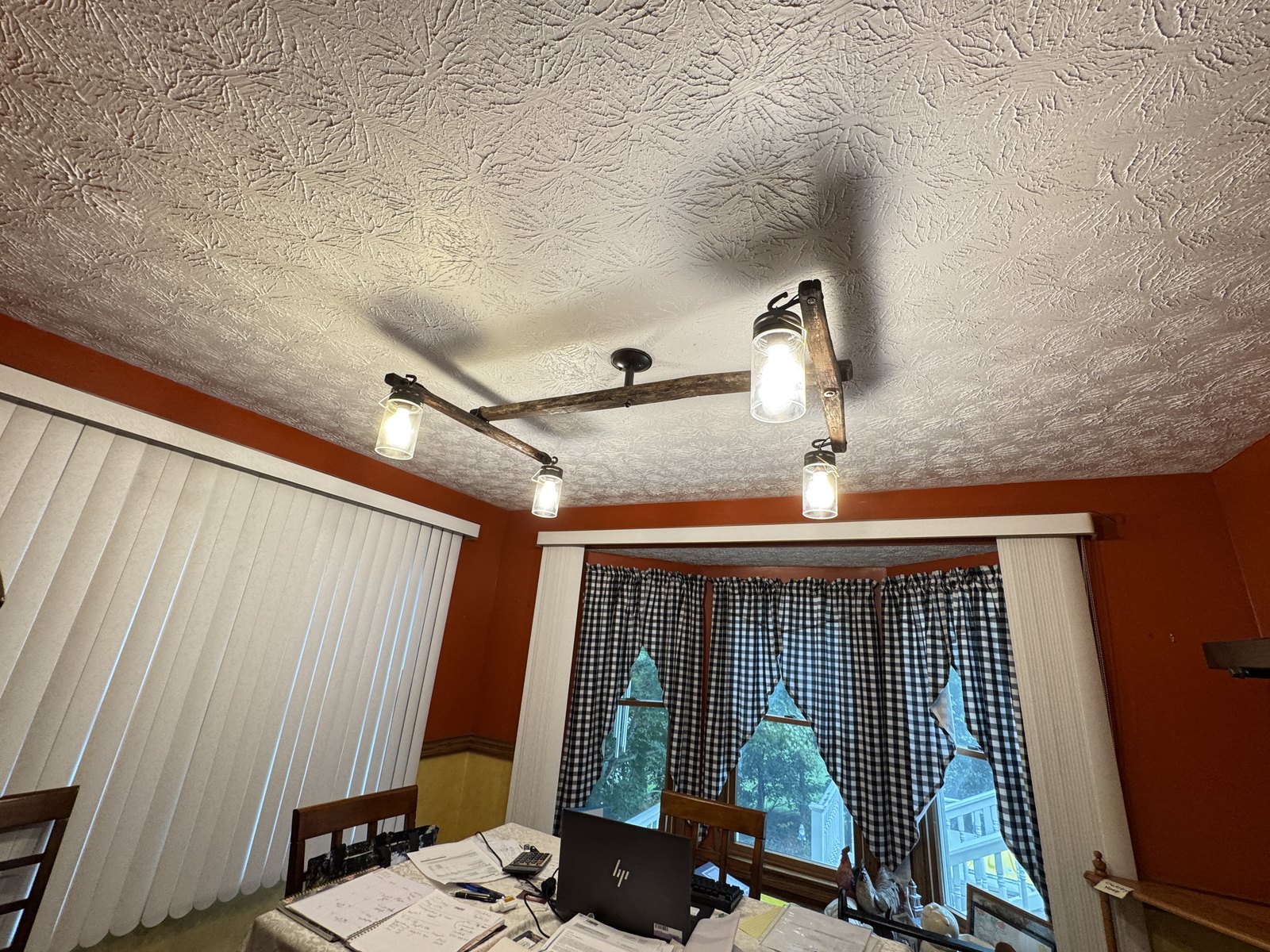 Interior room with ceiling fixture at 504 Sanford Dr, Fredericksburg VA