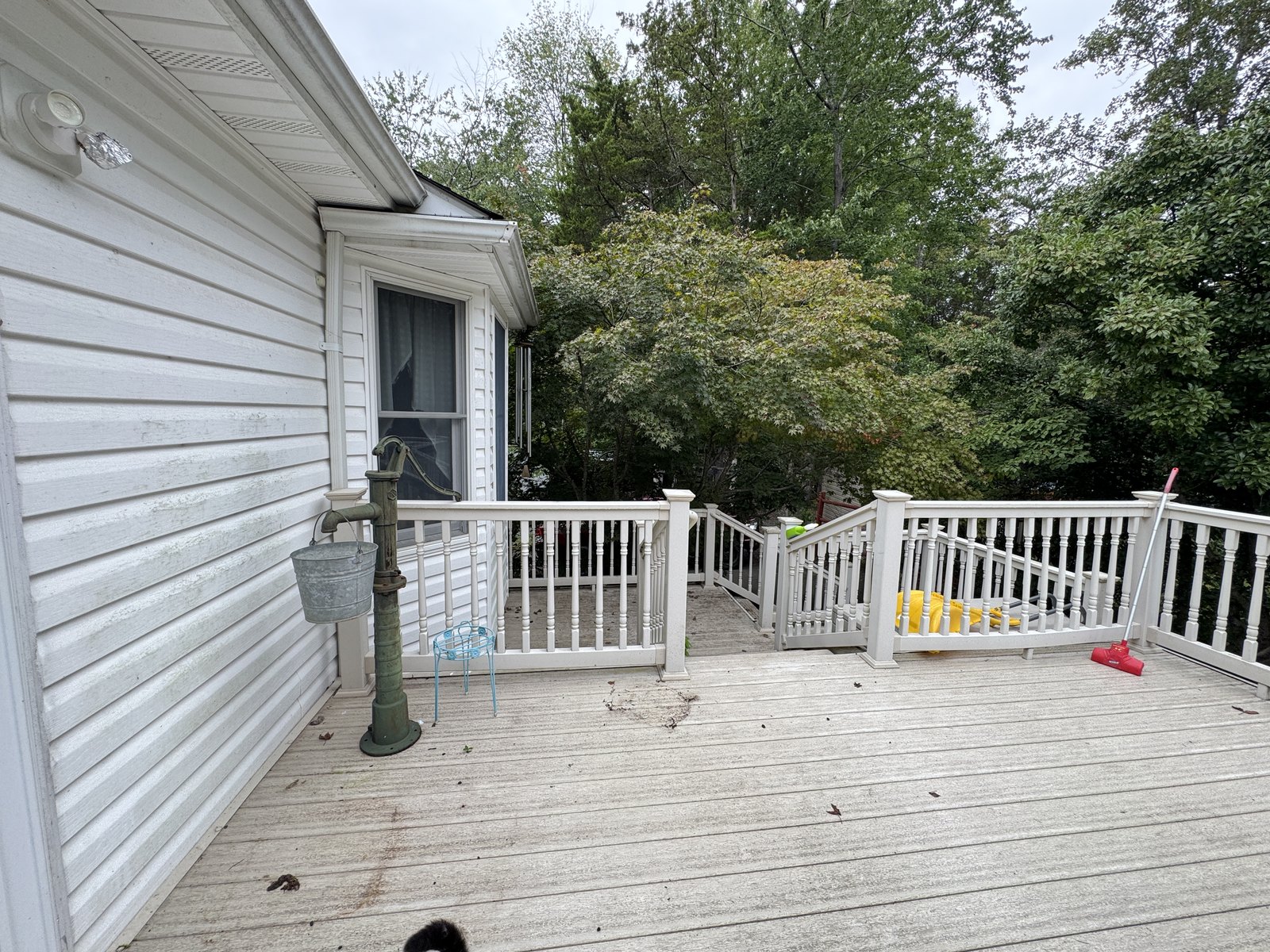 Rear deck at 504 Sanford Dr, Fredericksburg VA