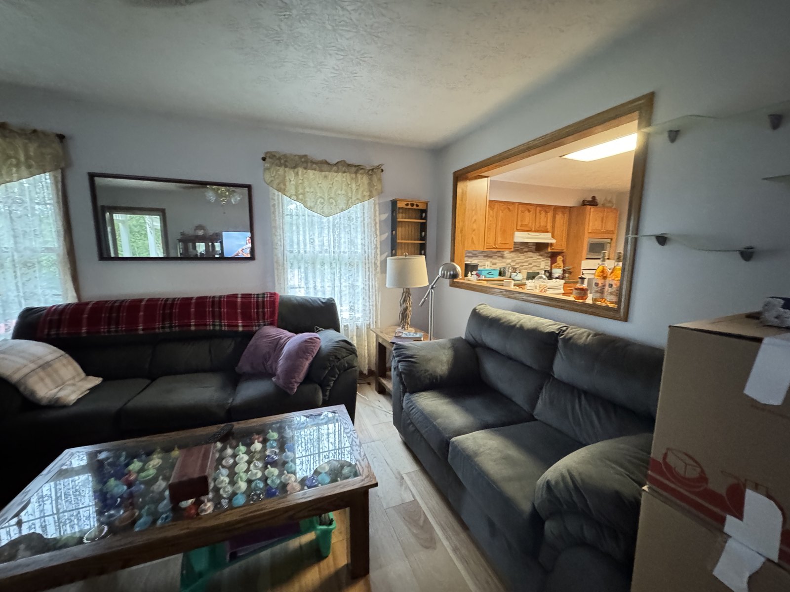 Living room and adjoining space at 504 Sanford Dr, Fredericksburg VA