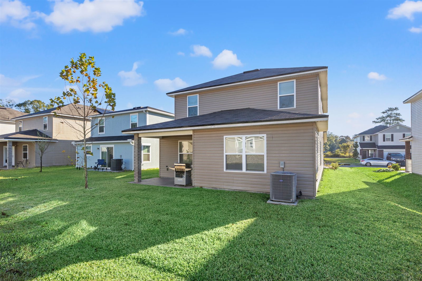 Backyard and rear exterior at 9956 Redfish Marsh Cir, Jacksonville FL