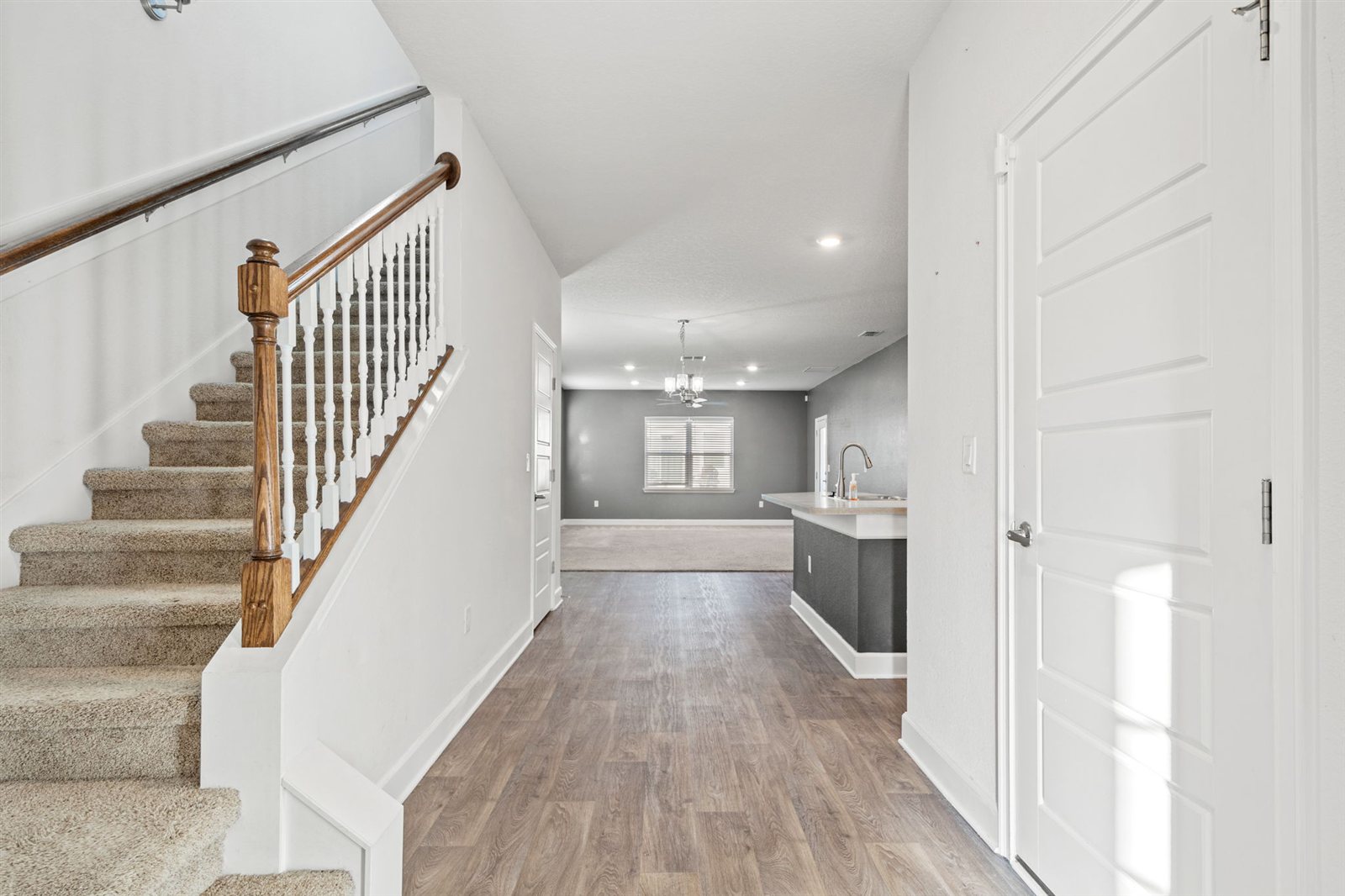 Entry and staircase at 9956 Redfish Marsh Cir, Jacksonville FL